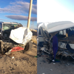 Colisión frontal entre camioneta y bus deja 19 heridos en la ruta Potosí-Tarija
