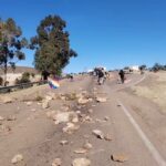 Policía reporta 24 puntos de bloqueo en el departamento de Potosí