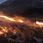 Dos incendios forestales movilizan a Bomberos en Potosí